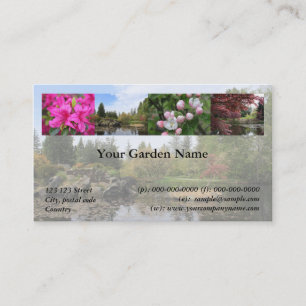 Garden, Park, Recreation  business card