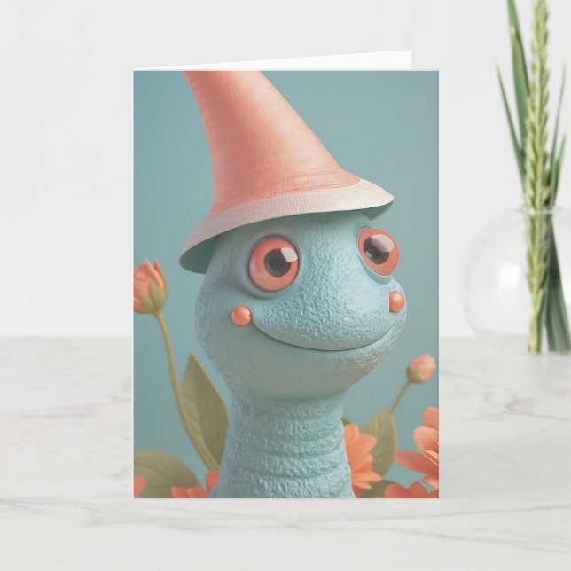 Garden Party Birthday Card (Front)