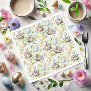 Garden Party Bunny Celebration Napkin