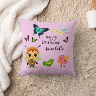 Garden Party Children Celebration Cushion