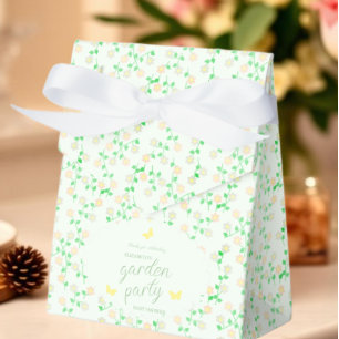 Garden Party Gender Neutral Baby Shower Favour Box
