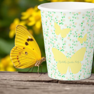 Garden Party Gender Neutral Baby Shower Paper Cups
