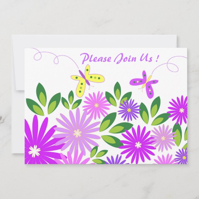 Garden Party - Invitation (Front)