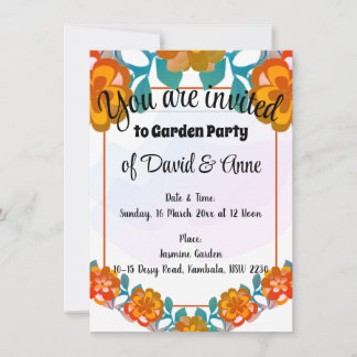 Garden Party Invitation