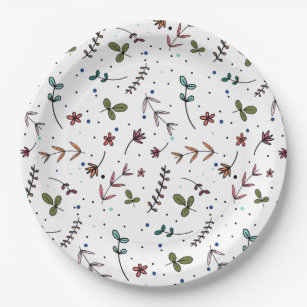 Garden Party Paper Plate