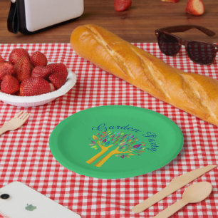 Garden Party Paper Plates