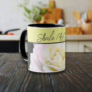 Garden Party Tea Rose Flowers Photo Mug
