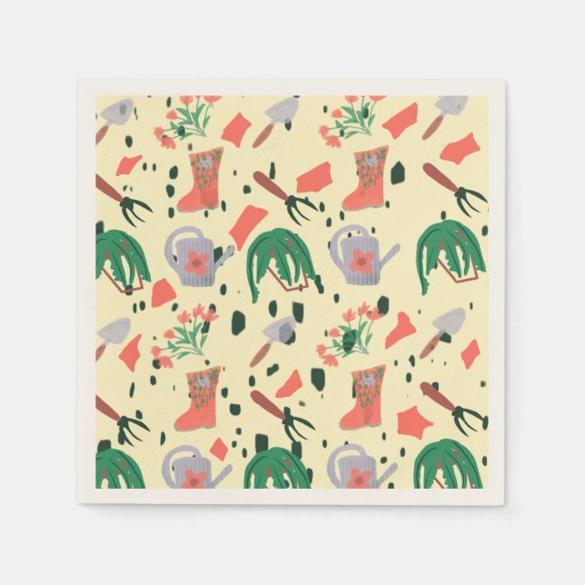 Garden Party Terrazzo Napkin (Front)