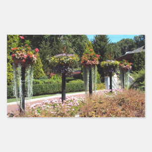 Garden Path Rectangular Sticker