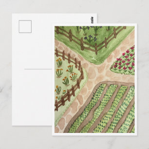 Garden Paths Postcard