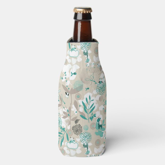 Garden Pattern Bottle Cooler (Bottle Front)