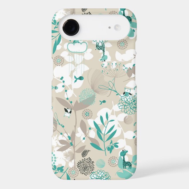 Garden Pattern Case-Mate iPhone Case (Back)