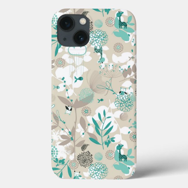 Garden Pattern Case-Mate iPhone Case (Back)