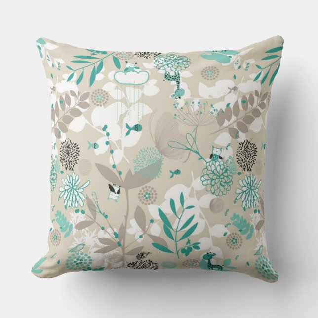 Garden Pattern Cushion (Front)