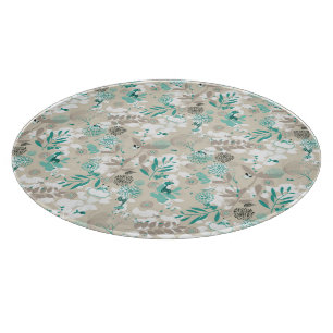 Garden Pattern Cutting Board