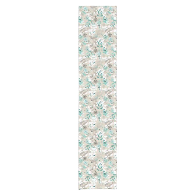 Garden Pattern Short Table Runner (Front)