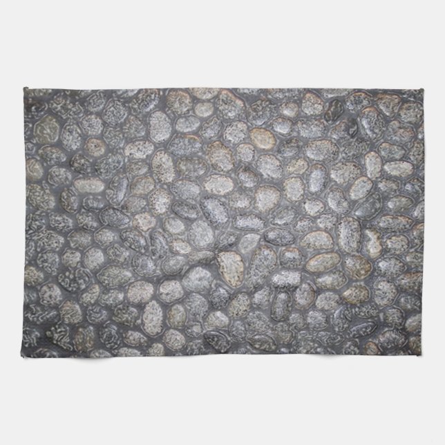 Garden Pebbles Tea Towel (Horizontal)