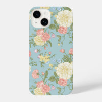 Garden Peony Floral Pattern
