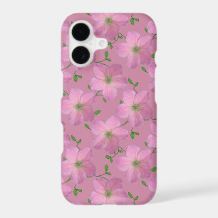 Garden Pink Geranium Flower on any Colour
