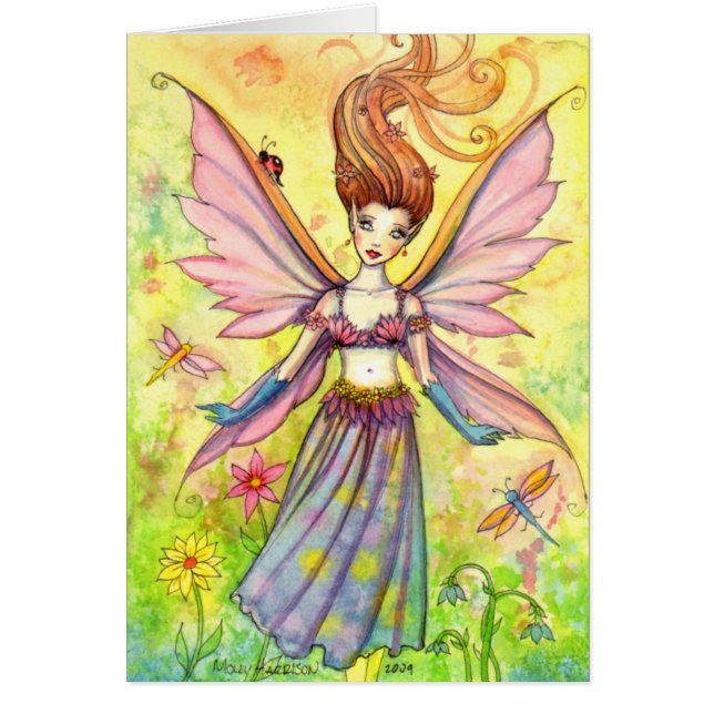 Garden Pixie Fariy Card (Front)