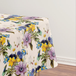 Garden Pleasure Flowers Tablecloth