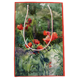 Garden Poppies (by Mildred Anne Butler) Medium Gift Bag