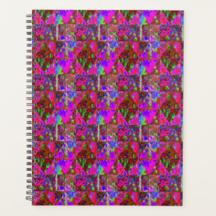 Garden Quilt Painting with Lime Green Hydrangea Planner