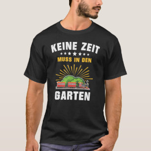 Garden Railway Steam Train  Model Railway Garden S T-Shirt