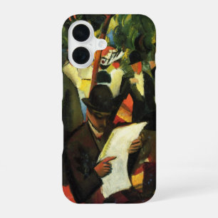 Garden Restaurant by August Macke. Vintage Art iPhone 16 Case