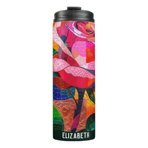 Garden Rose Wife Thermal Tumbler