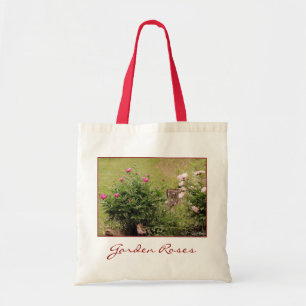 Garden Roses Budget Canvas Tote Bag