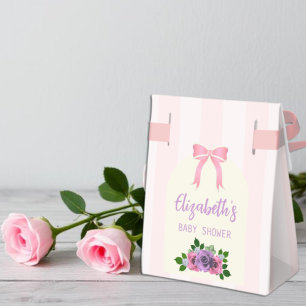 Garden Roses Pink Baby Shower Favour Box