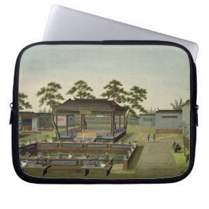 Garden Scene, c.1820-40 (w/c on paper) 4 Laptop Sleeve