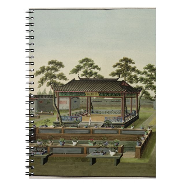 Garden Scene, c.1820-40 (w/c on paper) 4 Spiral Notebook (Front)
