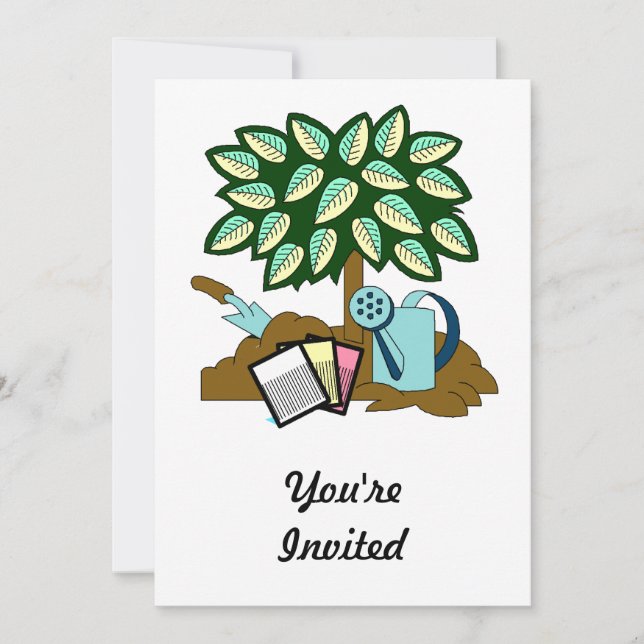 Garden Scene Invitation (Front)