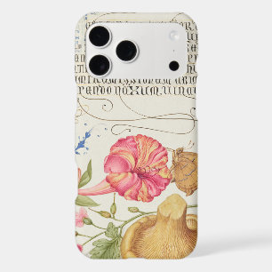 Garden Scene with Flowers, Butterfly and Mushroom