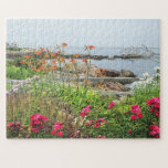 GARDEN SEA SCENIC OGUNQUIT, MAINE<br><div class="desc">A lovely view of the Atlantic Ocean from the Ogunquit Art Museum. A short walk from Perkins Cove, the museum and its three acres of sculpture gardens overlook Narrow Cove and the Atlantic Ocean. This jigsaw puzzle not only provides entertainment but also is a beautiful keepsake that can be enjoyed...</div>