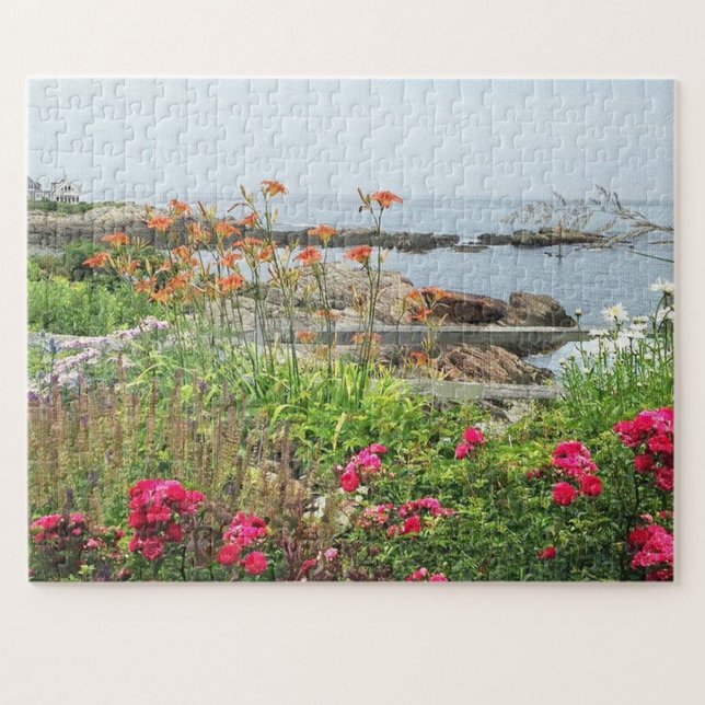 GARDEN SEA SCENIC OGUNQUIT, MAINE JIGSAW PUZZLE (Creator Uploaded)