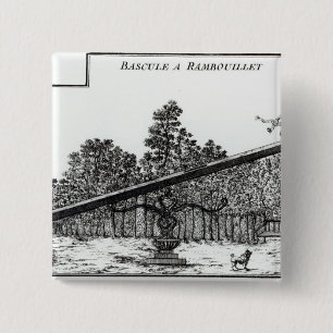 Garden see saw at Rambouillet, from 'Details des N 15 Cm Square Badge