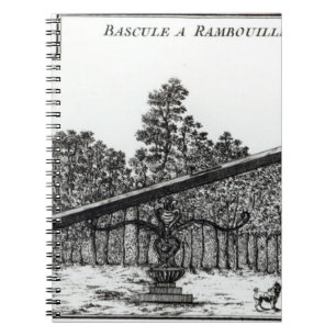 Garden see saw at Rambouillet, from 'Details des N Spiral Notebook