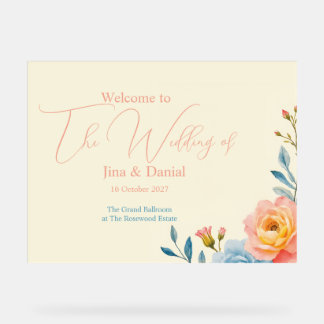 Garden Serenade Acrylic Sign