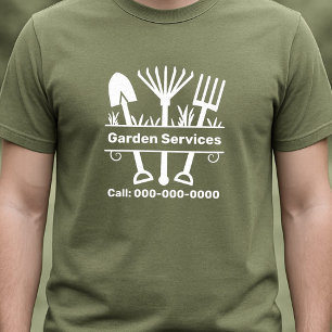 Garden Services - Tools Monogram T-Shirt