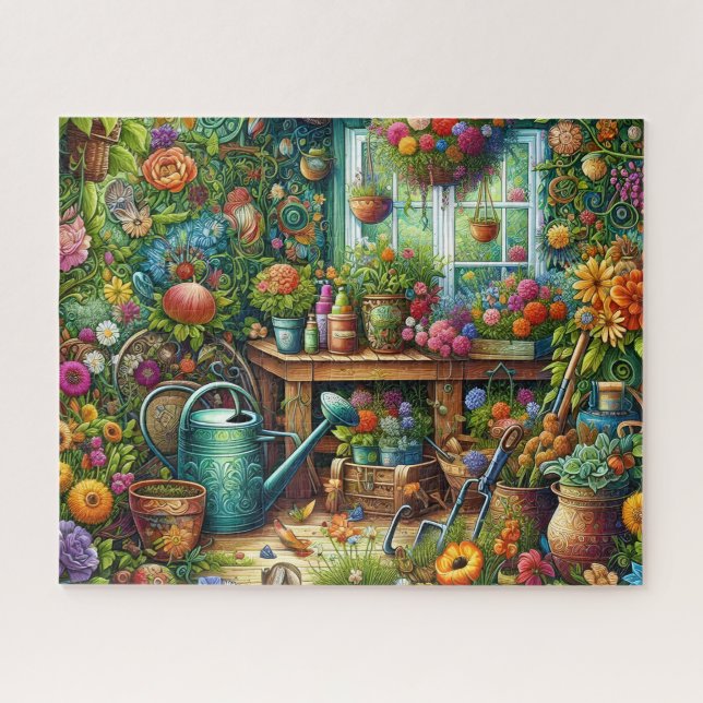 Garden Shed Puzzle (Horizontal)