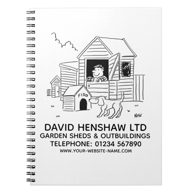 Garden Sheds & Outbuildings Notebook (Front)