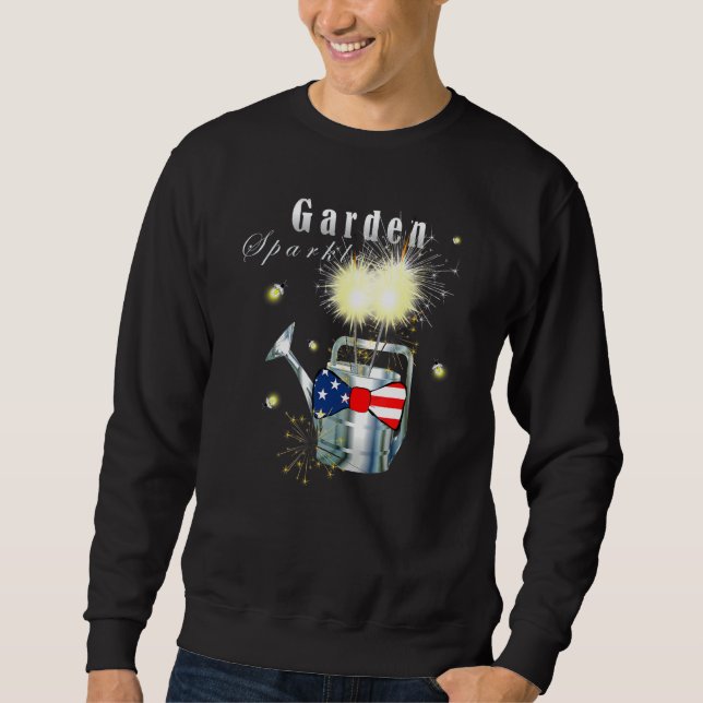 Garden Sparkle Watering Can Sweatshirt (Front)