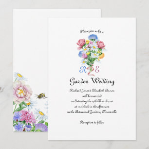 Garden Spring Wedding Invitation