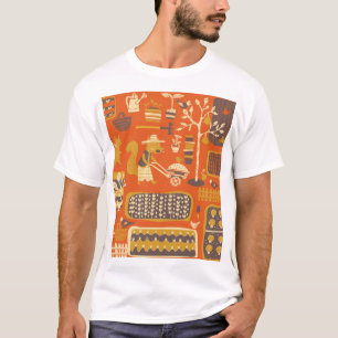 Garden Squirrels: Whimsical Animal Scene T-Shirt