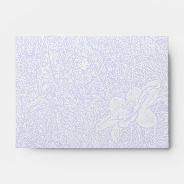 Garden - Subtle Blue Envelope (Front)