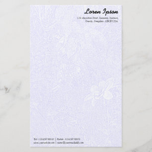Garden - Subtle Blue Stationery