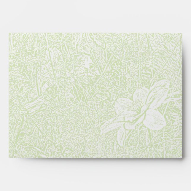 Garden - Subtle Martian Green Envelope (Front)